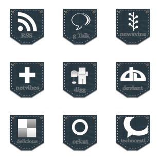 Social Jeans icon sets preview