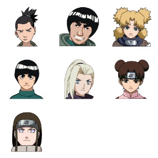 Naruto Vol. 2 icon sets preview