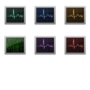 Activity Monitor icon sets preview