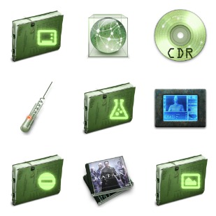 Matrix Rebooted icon sets preview