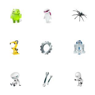 Large Android icon sets preview