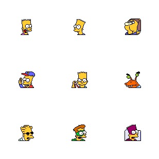 Simpsons Vol. 03 icon sets preview