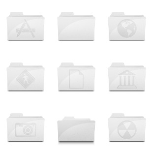 White Leopard icon sets preview