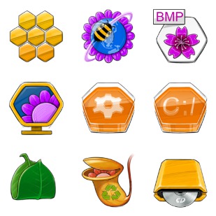 LittleBee icon sets preview