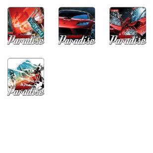 Burnout Paradise icon sets preview