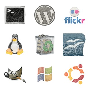 FreeHand ColorStroked icon sets preview