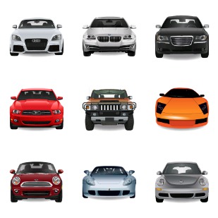 Car icon sets preview