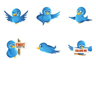 Twitter Bird icon sets preview