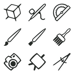 Outline icon sets preview