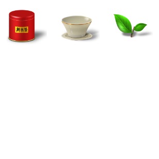 Tea icon sets preview