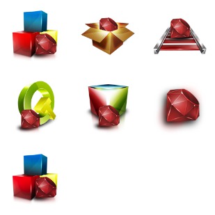 Ruby Programming icon sets preview