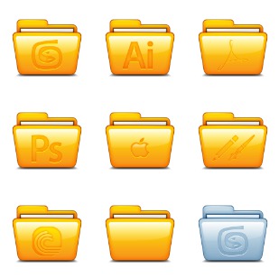 Mac Folders icon sets preview