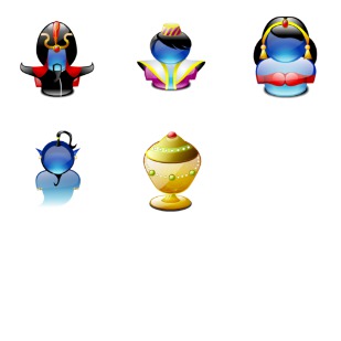 Aladdin Lumina icon sets preview