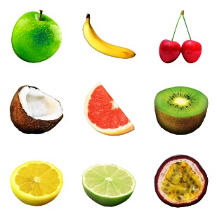 Fruitsalad icon sets preview