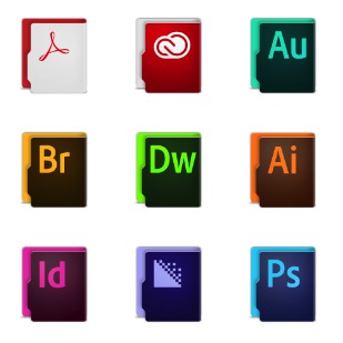 Aquave Adobe CC icon sets preview