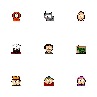 South Park icon sets preview