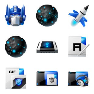 Transformers icon sets preview