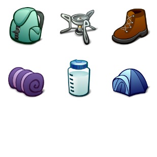 Take A Hike icon sets preview