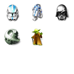 Star Wars icon sets preview