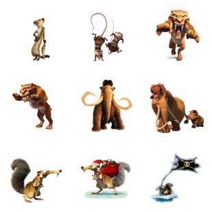 Ice Age icon sets preview