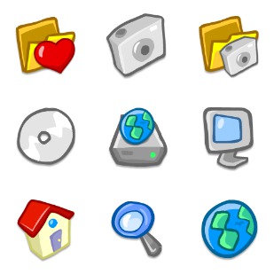 Toon System icon sets preview