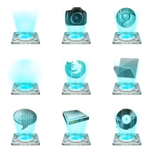 Hologram Dock icon sets preview