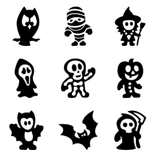 Boo Buddies icon sets preview