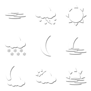 Weather Dock Set icon sets preview