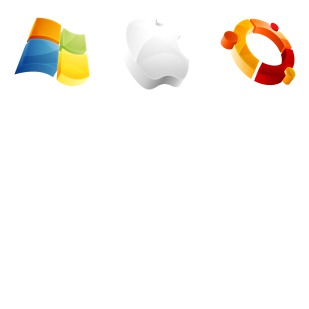 Main OS Dock icon sets preview