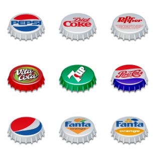 Soda Pop Caps icon sets preview