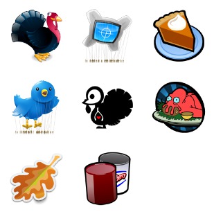 Thanksgiving 2009 icon sets preview