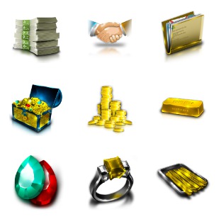 Jewelry Professional icon sets preview