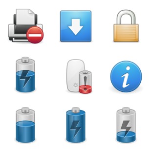 elementary - status icon sets preview