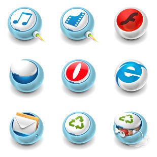 Rounder icon sets preview