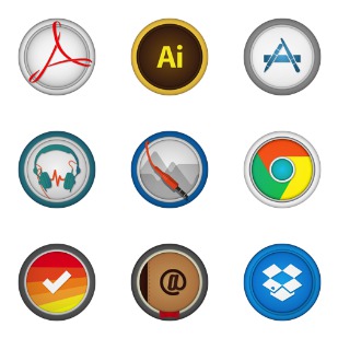 Mac Apps icon sets preview