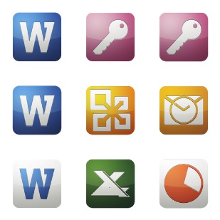 Flurry for Office icon sets preview