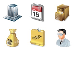 Real Vista Project Management icon sets preview