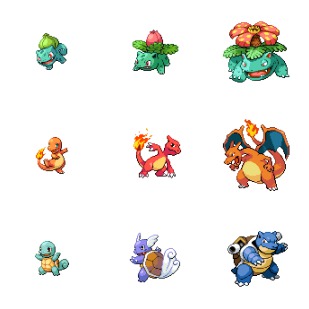 Pokemon icon sets preview