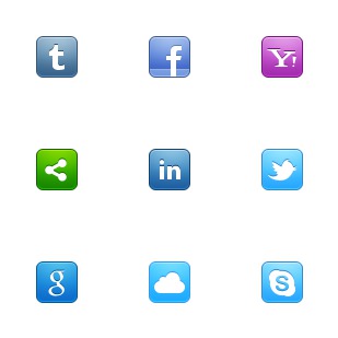 WPZOOM Social Networking Set icon sets preview