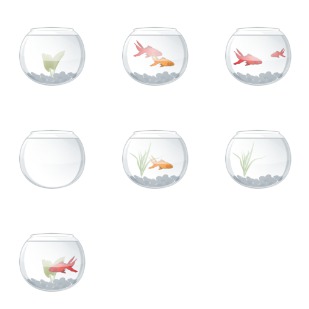 AQUARIUM icon sets preview