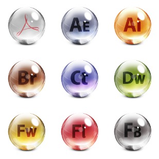 Adobe CS5 icon sets preview