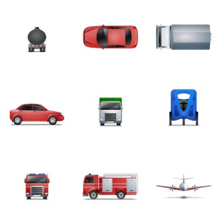 Transport Multiview icon sets preview