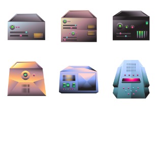 Server icon sets preview