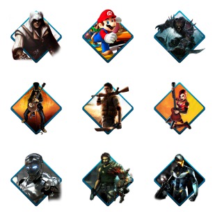 Water Gaming Pack icon sets preview