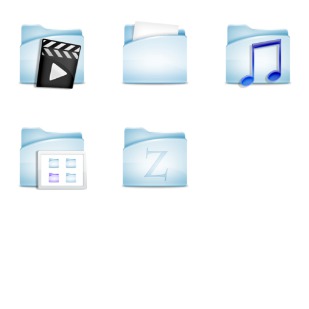 Sky Folder icon sets preview