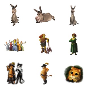 Shrek icon sets preview