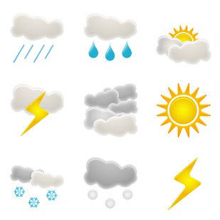 Weather icon sets preview