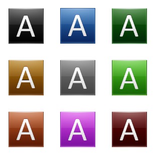 Multipurpose Alphabet icon sets preview