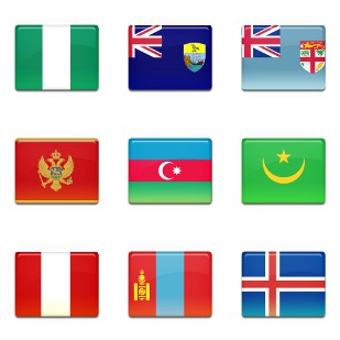 Country Flag icon sets preview