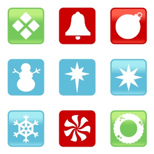 Winter Wonderland icon sets preview